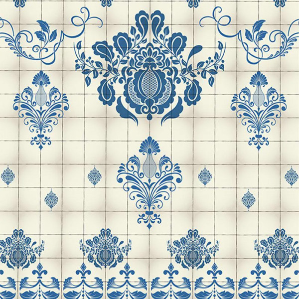 Papier peint Montagne Floral Blue style – VLAdiLA - Img 2