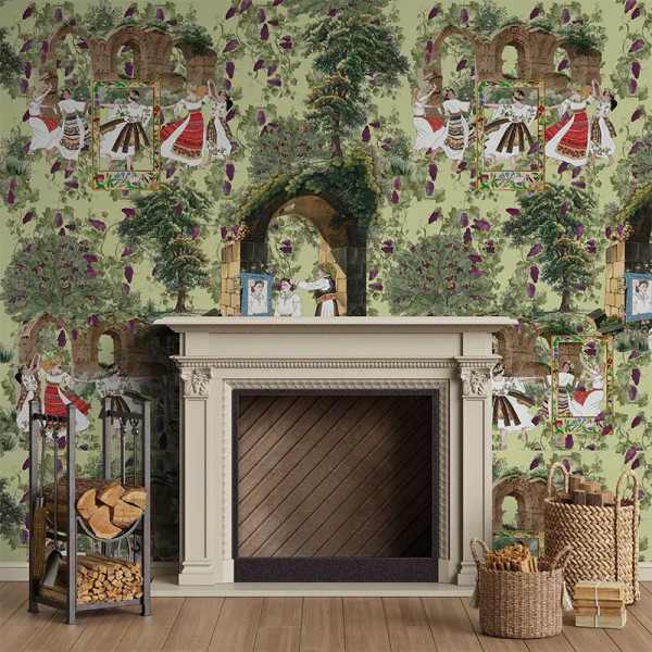 Papier peint Nature Luxe Amurg (verde) – VLAdiLA - Img 3