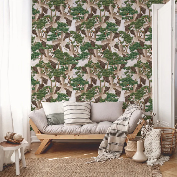 Papier peint Noble Nature The dance (white) – VLAdiLA - Img 3