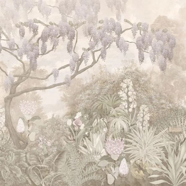 Papier peint Palmier Floral Glycine Soft – VLAdiLA - Img 2