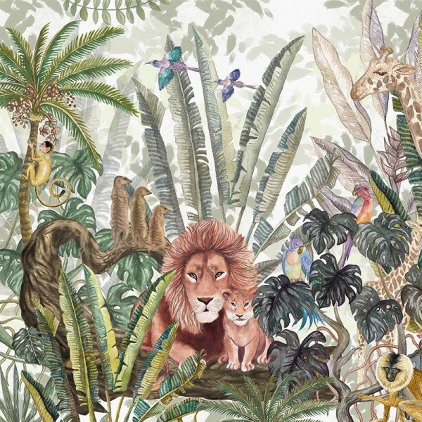 Papier peint panoramique Forêt Jungle Fabulous Jungle – VLAdiLA - Img 2