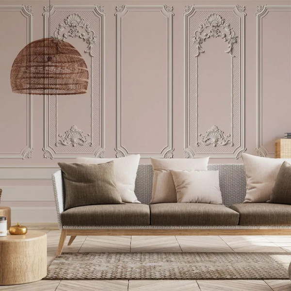Rose Stucco Тапет - Img 3