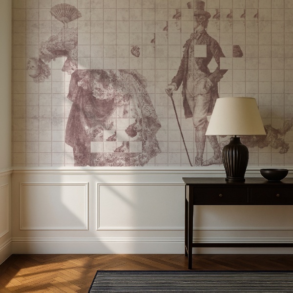 Tapet Phantom Gentleman rose - Img 2