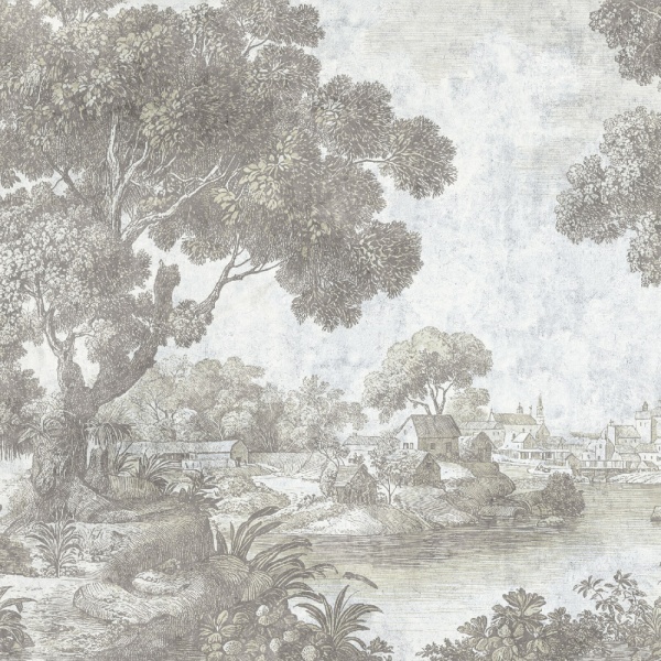 Tapet Verdant Fortress cream - Img 2