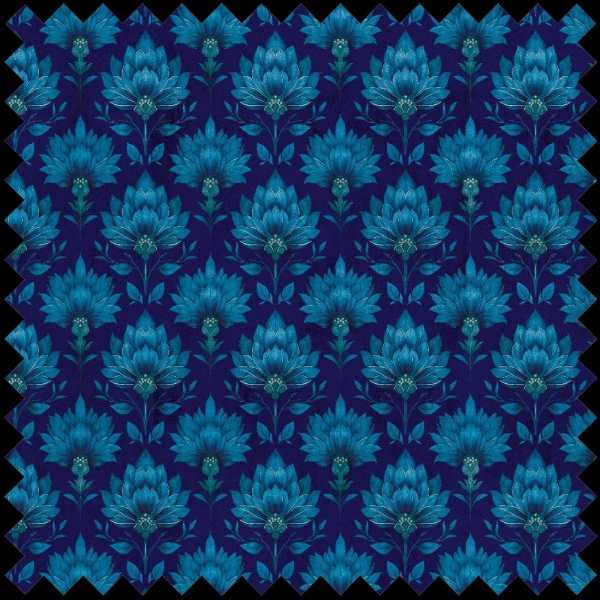 Tissu Ophelia’s Veil blue - Img 2