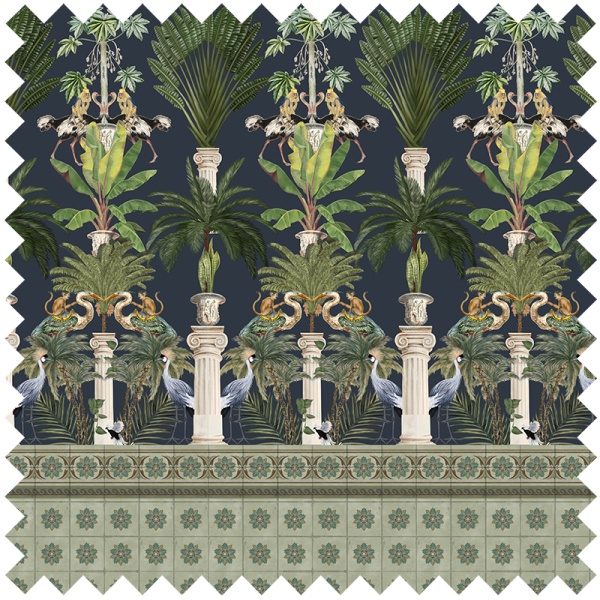 Tropical Columns Dark Látka