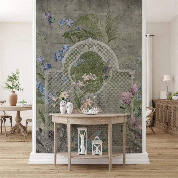 Verdant Mosaic (nature) Тапет