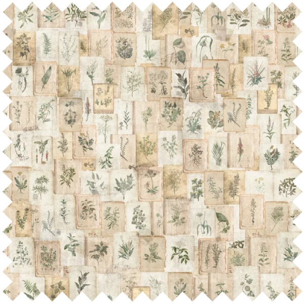 Vintage Herbarium Текстилен материал