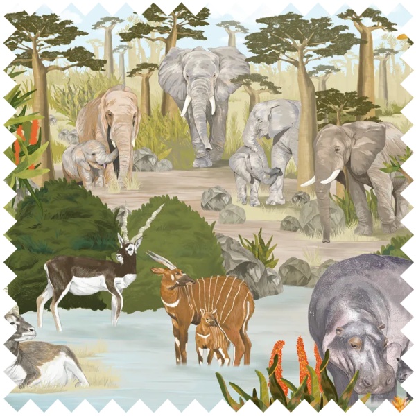 Wonderful Wilds in Color Текстилен материал