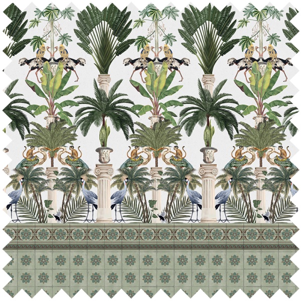 Material Textil Tropical Columns Light