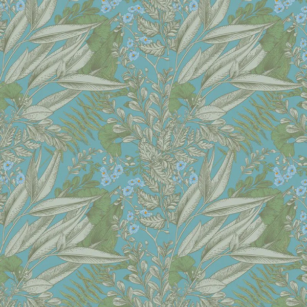 Papier peint Floral Noble Blue Love – VLAdiLA - Img 2