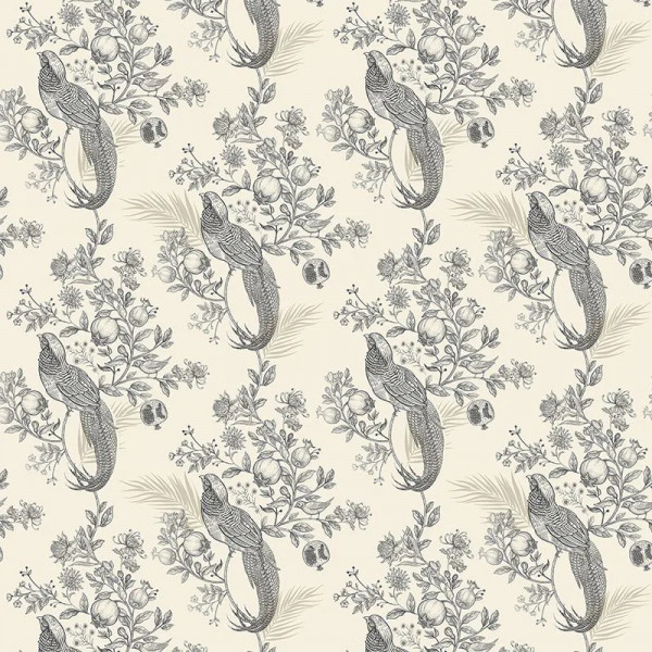 Papier peint Floral Noble Pomegranate Garden In Grey – VLAdiLA - Img 2