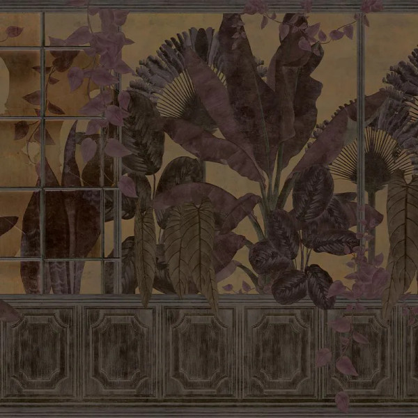 Papier peint Moderne Bois Arboretum (sepia) – VLAdiLA - Img 2