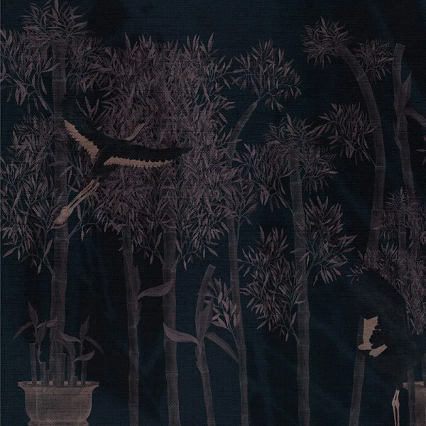 Papier peint Nature Oriental Makino Pavilion Dark – VLAdiLA - Img 2