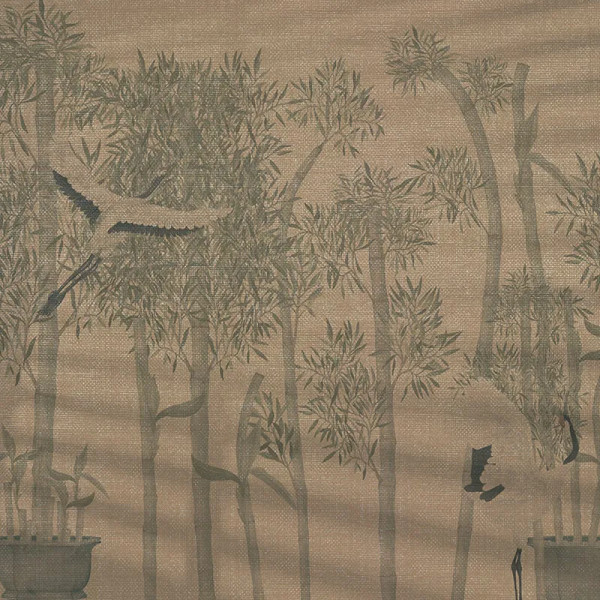 Papier peint Nature Oriental Makino Pavilion Green Grove – VLAdiLA - Img 2