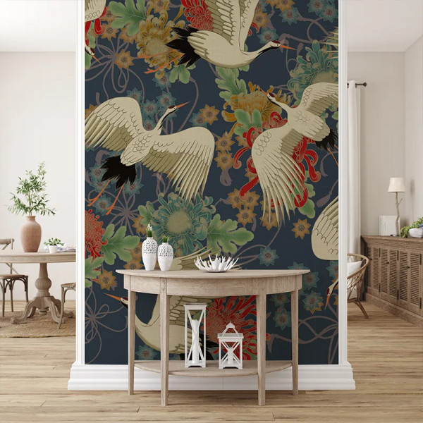 Papier peint Noble Nature Uchikake (blue) – VLAdiLA - Img 3