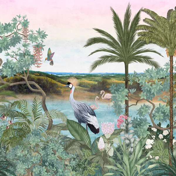 Papier peint panoramique Bois Nature Dunia – VLAdiLA - Img 2