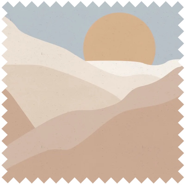 Postcard Desert Sand Текстилен материал - Img 1