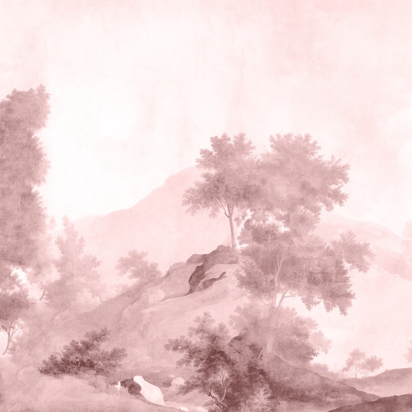 Tapet Celestial Breath rose - Img 3