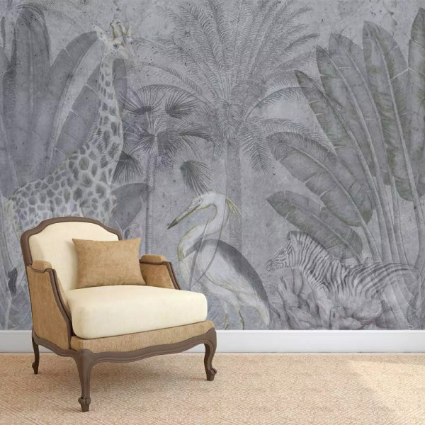 Abstract Jungle Behang
