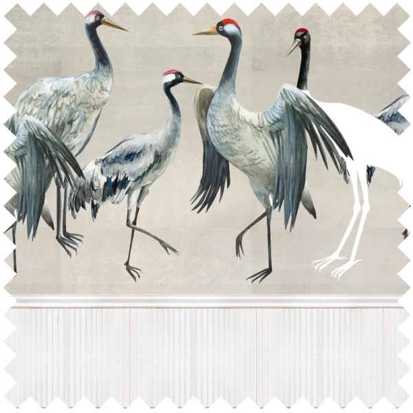 Dance Of Cranes Текстилен материал