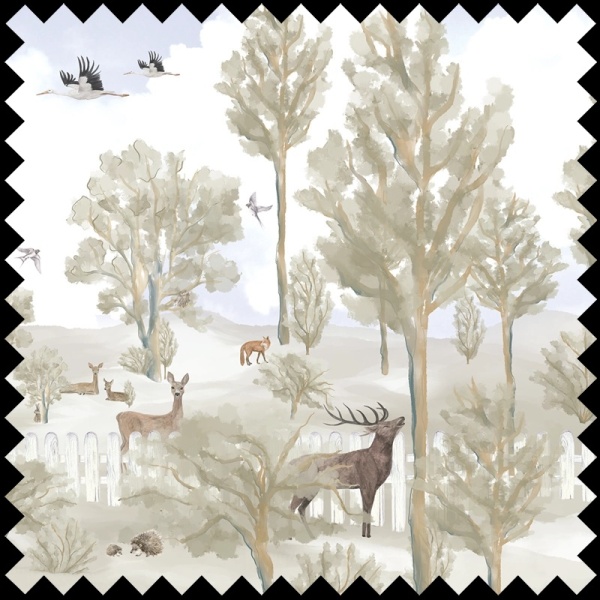 Material Textil Fawn forest - Img 2