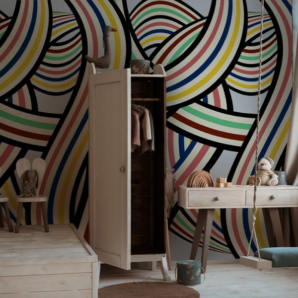 Papier peint Enfant Minimaliste Heureuse – VLAdiLA - Img 3