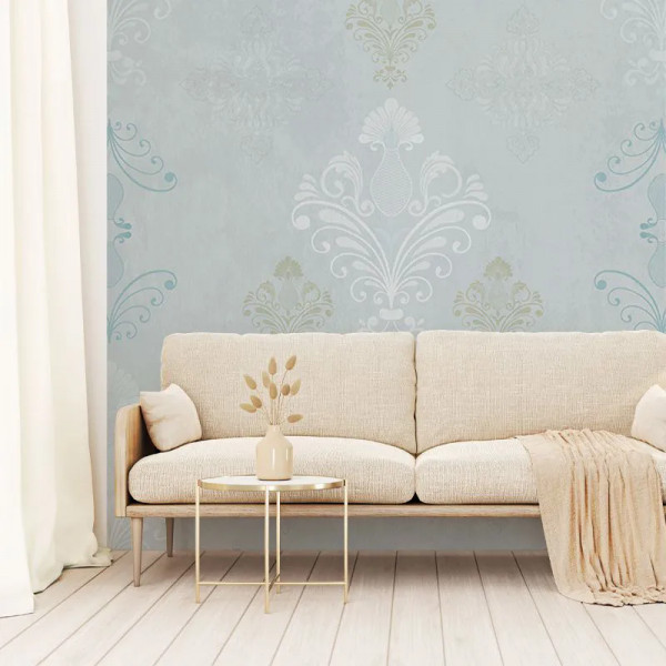 Papier peint Montagne Floral Mint pastel – VLAdiLA - Img 3