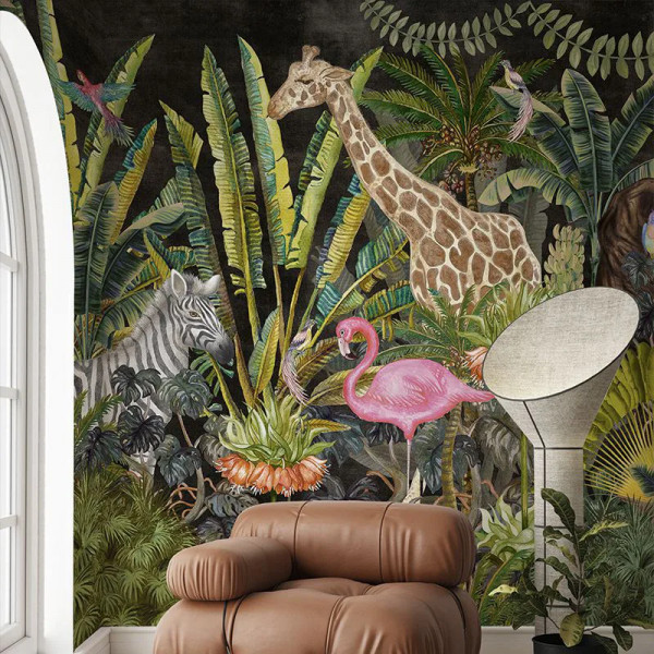 Papier peint Tropical Nature Jungleful (dark) – VLAdiLA - Img 3