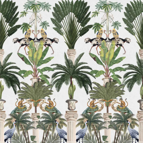 Papier peint Tropical Nature Tropical columns (light) – VLAdiLA - Img 2