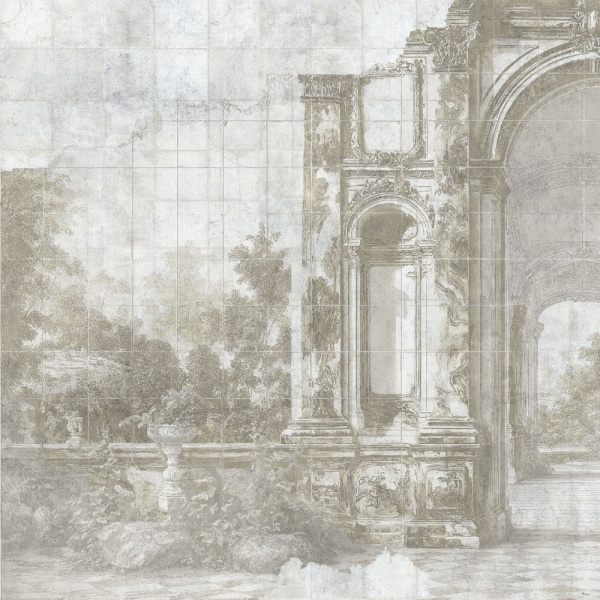 Tapet Colossal Gate cream - Img 3