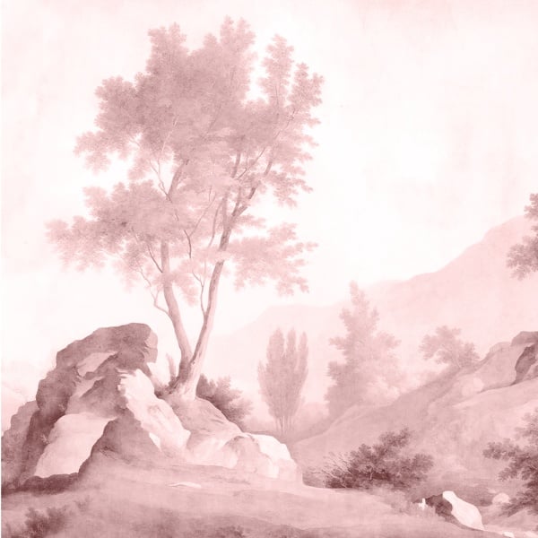 Tapet Ethereal Veil rose - Img 3