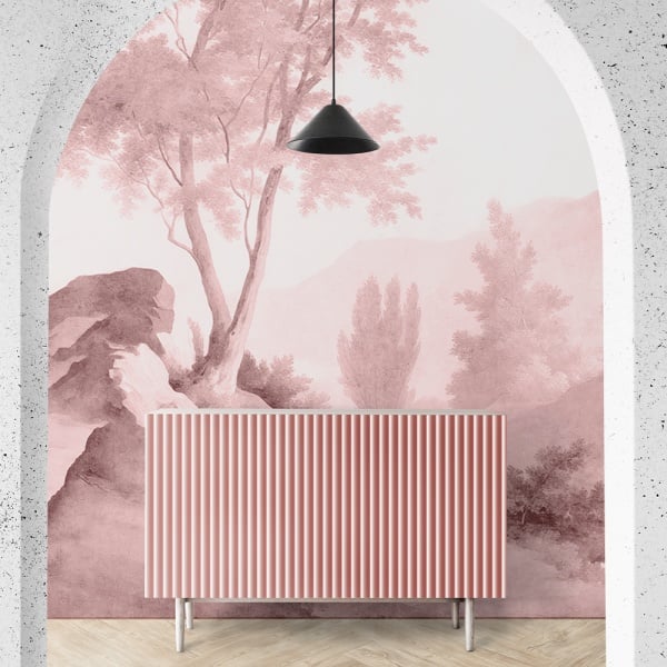 Tapet Ethereal Veil rose - Img 2