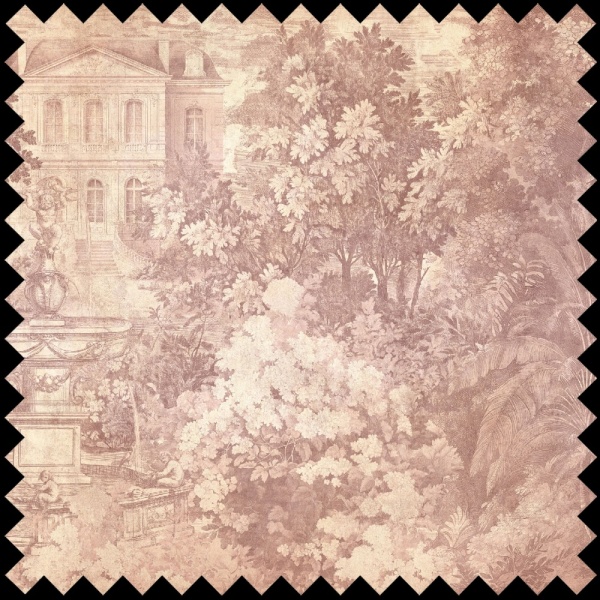 Tissu Secret Garden rose - Img 2