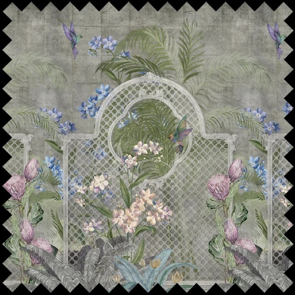 Tissu Verdant Mosaic (nature) - Img 2