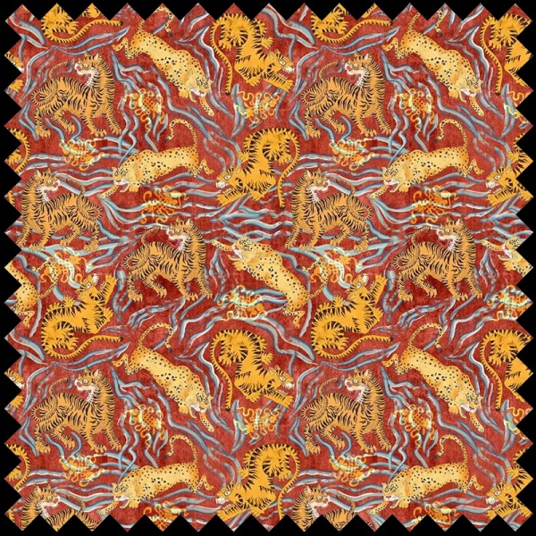 Tissu Waghoba Scarlet - Img 2