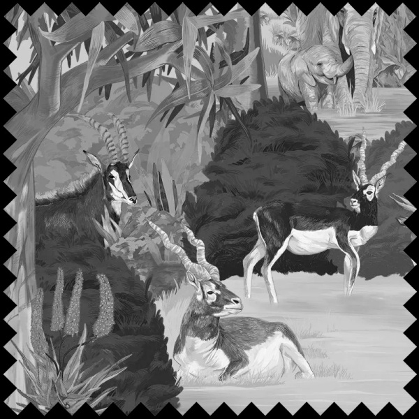 Wonderful Wilds Gray Fabric - Img 3