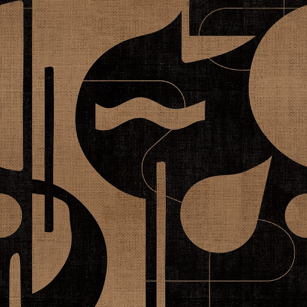 Contours in Bold (mocha) Тапет - Img 2