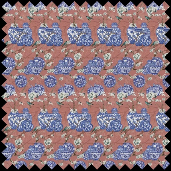 Material Textil Hydrangea and Ginger Tea Party Pink - Img 2