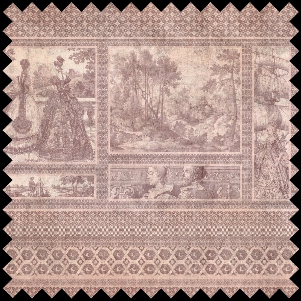 Material Textil Mythic Panorama rose - Img 2