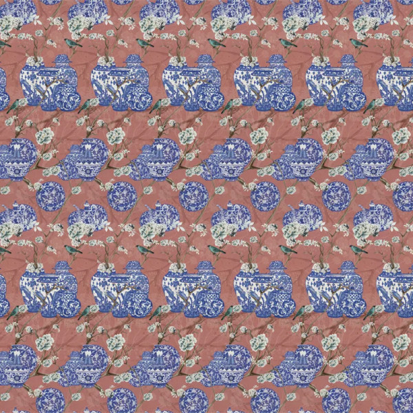 Papier peint Aquarelle Noble Hydrangea and Ginger Tea Party Pink – VLAdiLA - Img 3