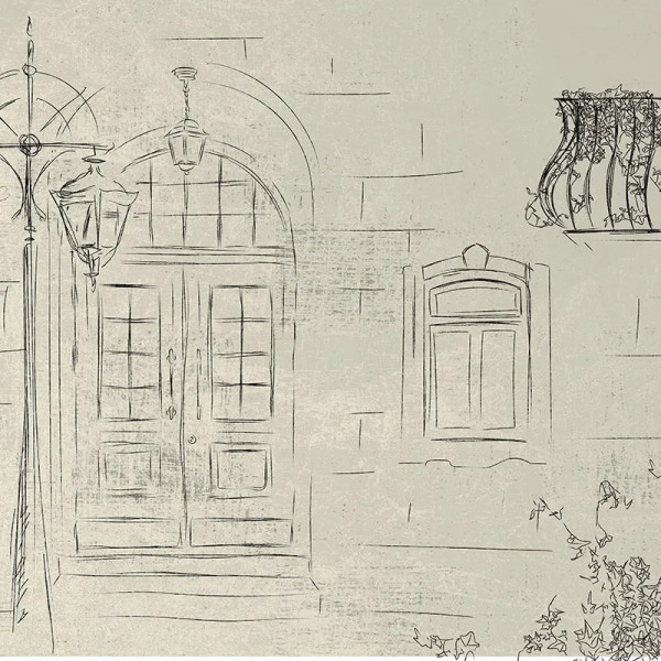 Papier peint Classique Noble Rue de l'Abreuvoir – VLAdiLA - Img 2