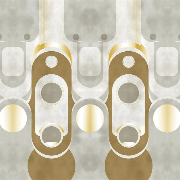 Papier peint Moderne Nature Le Veque Tower Gold – VLAdiLA - Img 2