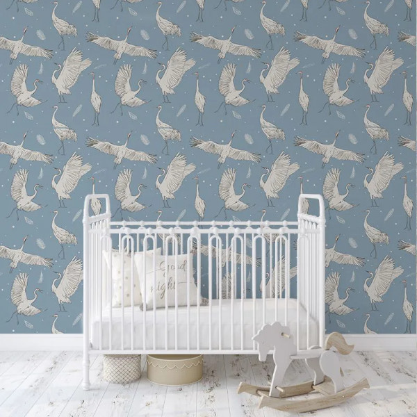 Papier peint Tropical Minimaliste Pure Feathers – VLAdiLA - Img 3