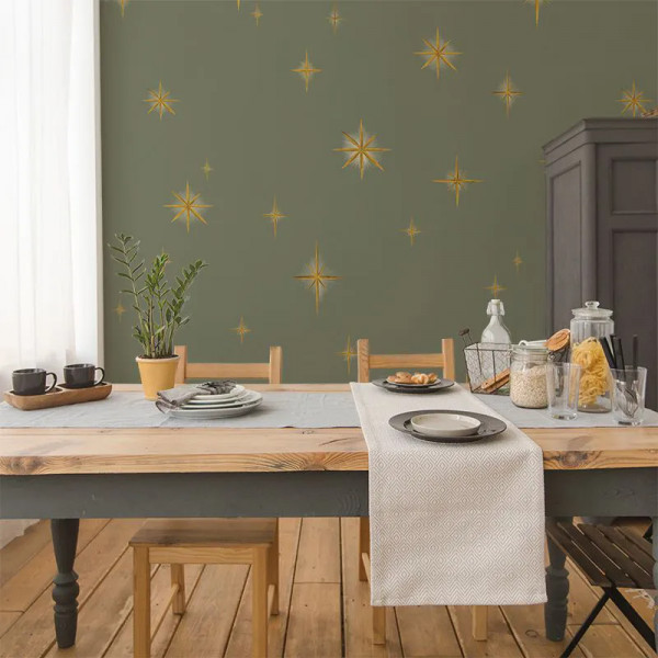 Stars Olive Classic Тапет - Img 3