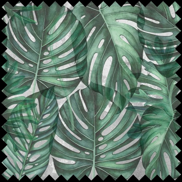 Tissu Green Philodendron - Img 2