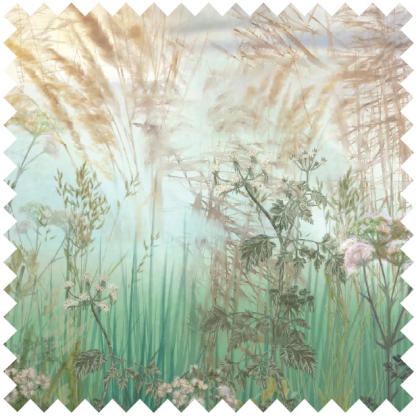 Bright Greenery Daylight Текстилен материал