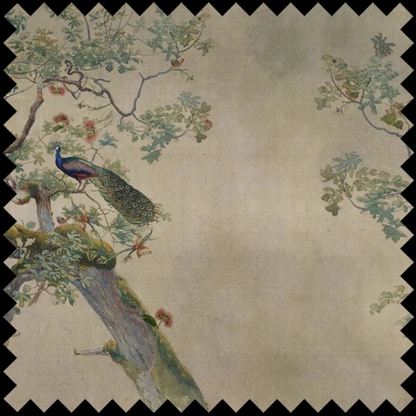 Eden Peacock Fabric - Img 2
