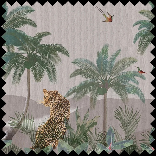 Material Textil Lazy Afternoon In The Jungle - Img 3