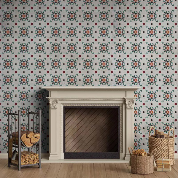 Oriental Tiles Тапет - Img 3